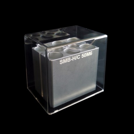 Bloque "SMB-H/C-50M6" para 5 tubos 50 mL.